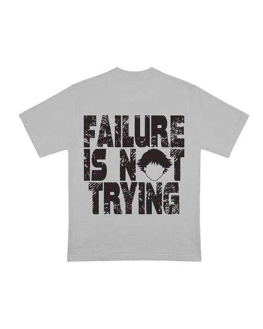 Vista trasera de Failure Tee Grey de Refog en color Grey.
