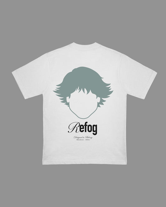 Vista trasera de Regular Logo Tee Off White de Refog en color ST-Off White.