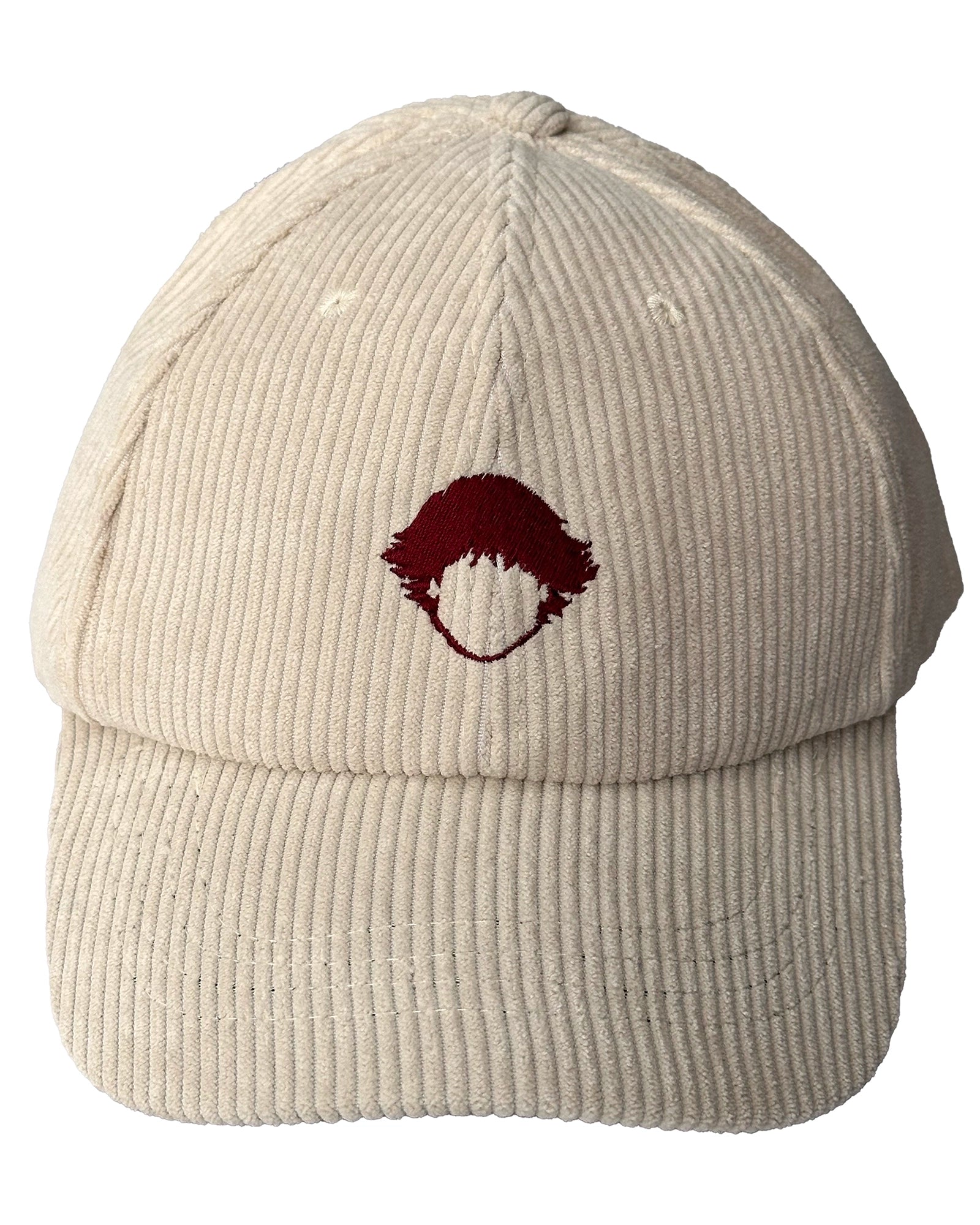 Vista frontal de Corduroy Cap Beige de Refog.