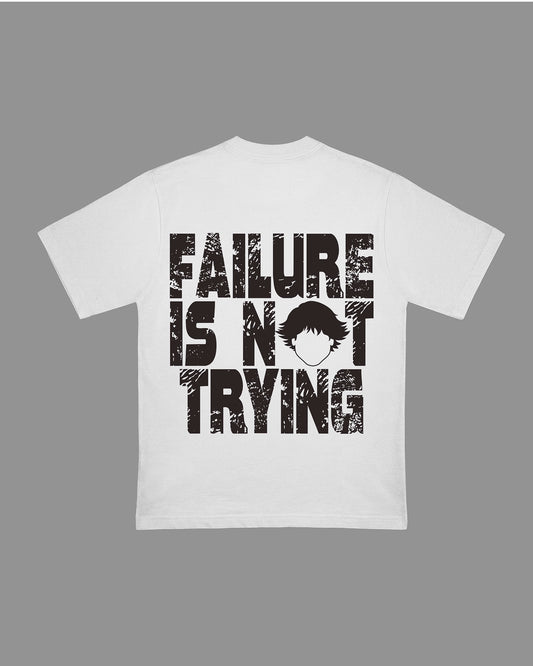 Vista trasera de Failure Tee Off White de Refog en color Off White.