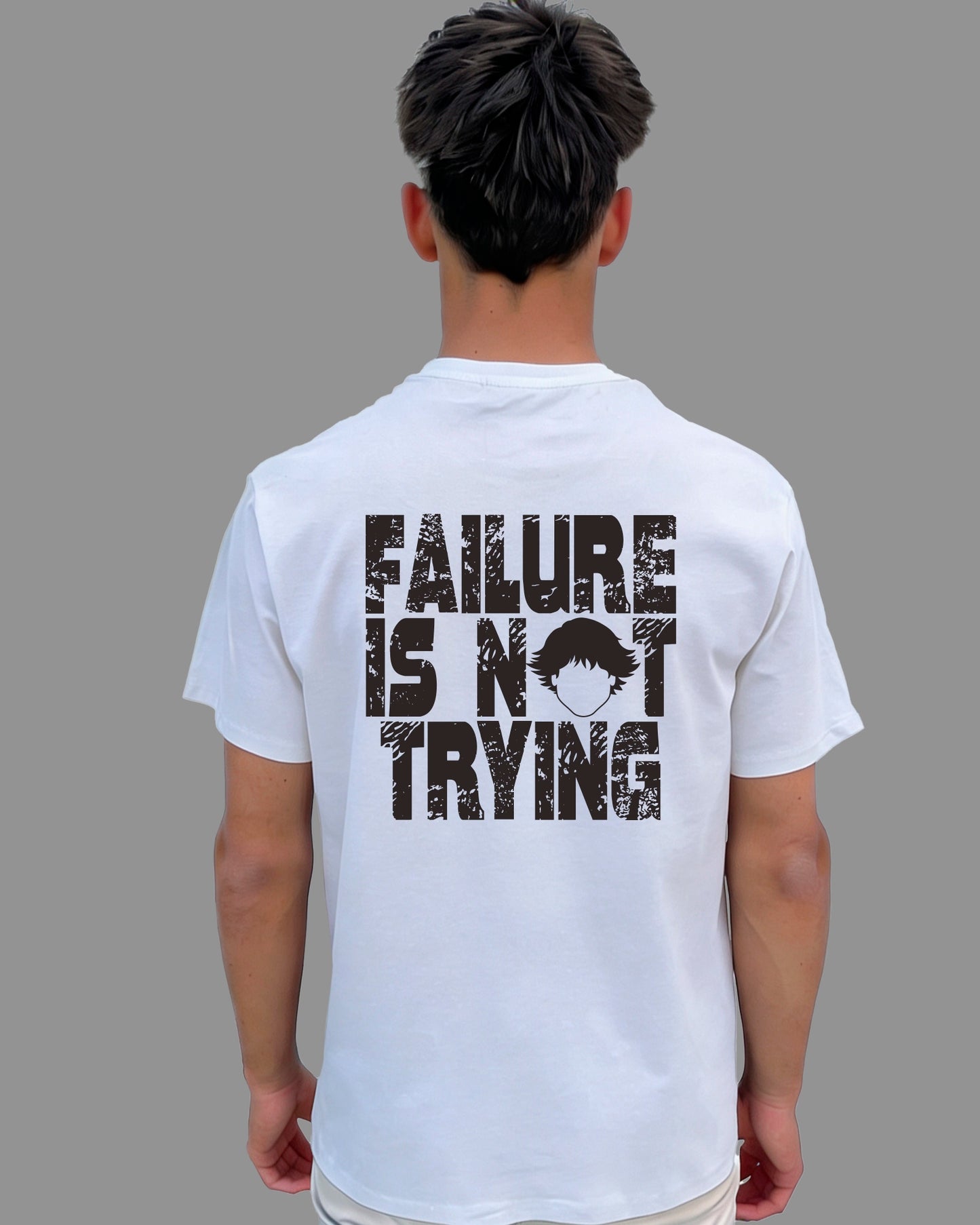 Vista trasera masculina de la camiseta Failure Tee Off White de Refog